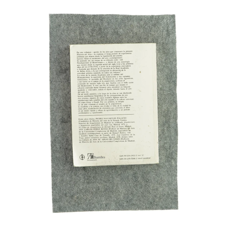 Historia del Arte Hispánico (bog)