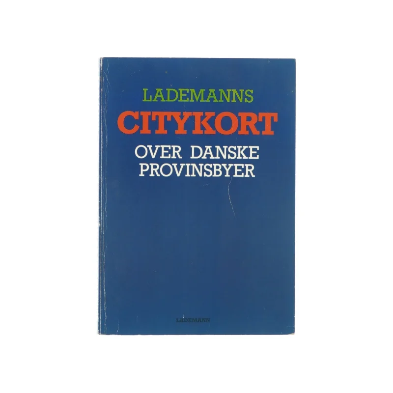 Citykort over danske provinsbyer fra Lademanns (Bog)