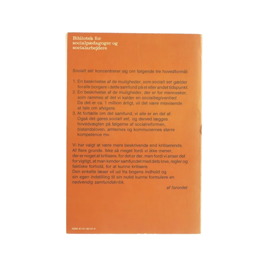 Socialt set -en grundbog (bog)