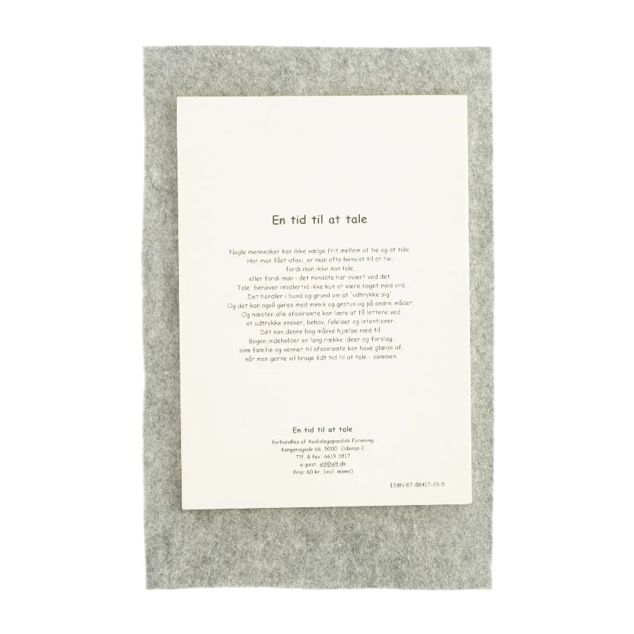 En tid til at tale (bog)