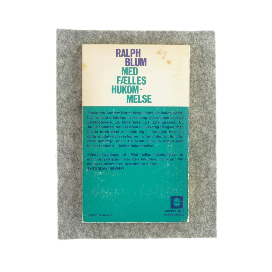 Fælles hukommelse af Ralph Blum (bog)