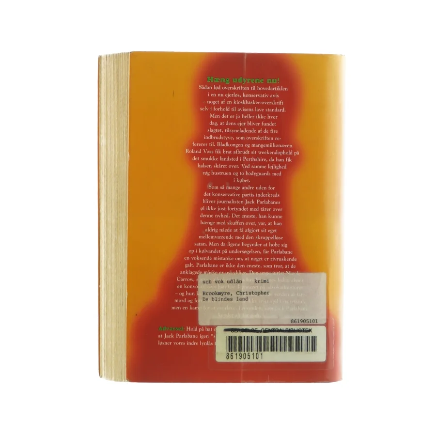 De blindes land af Christopher Brookmyre (bog)