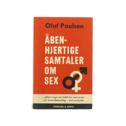 Åbenhjertige samtaler om sex af Oluf Poulsen (bog)