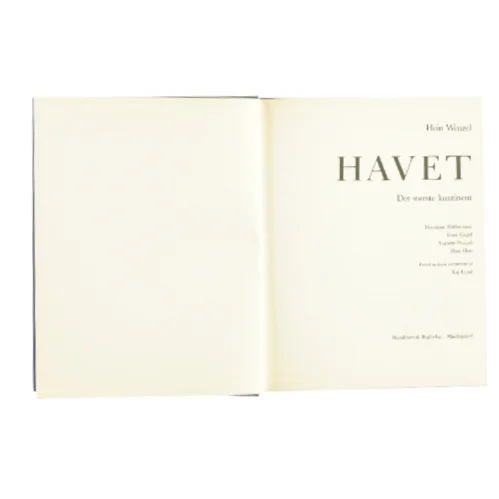 Havet af Hein Wenzel (bog)
