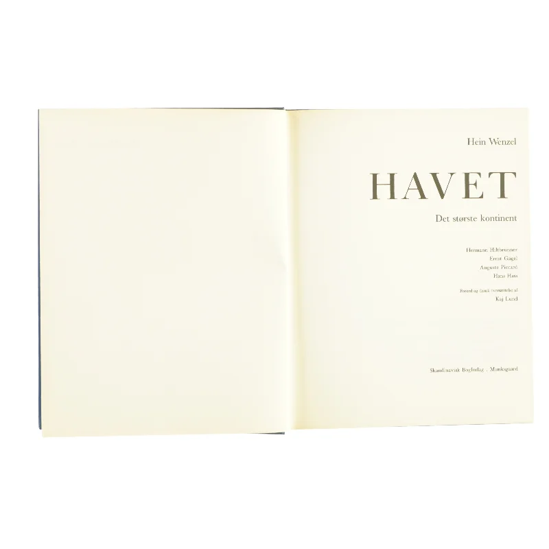 Havet af Hein Wenzel (bog)