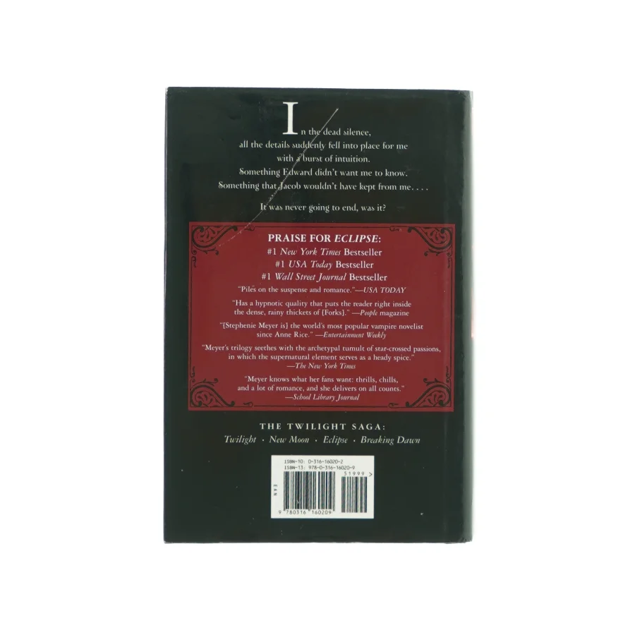 The twilight saga - eclips af Stephanie Meyer (bog) 