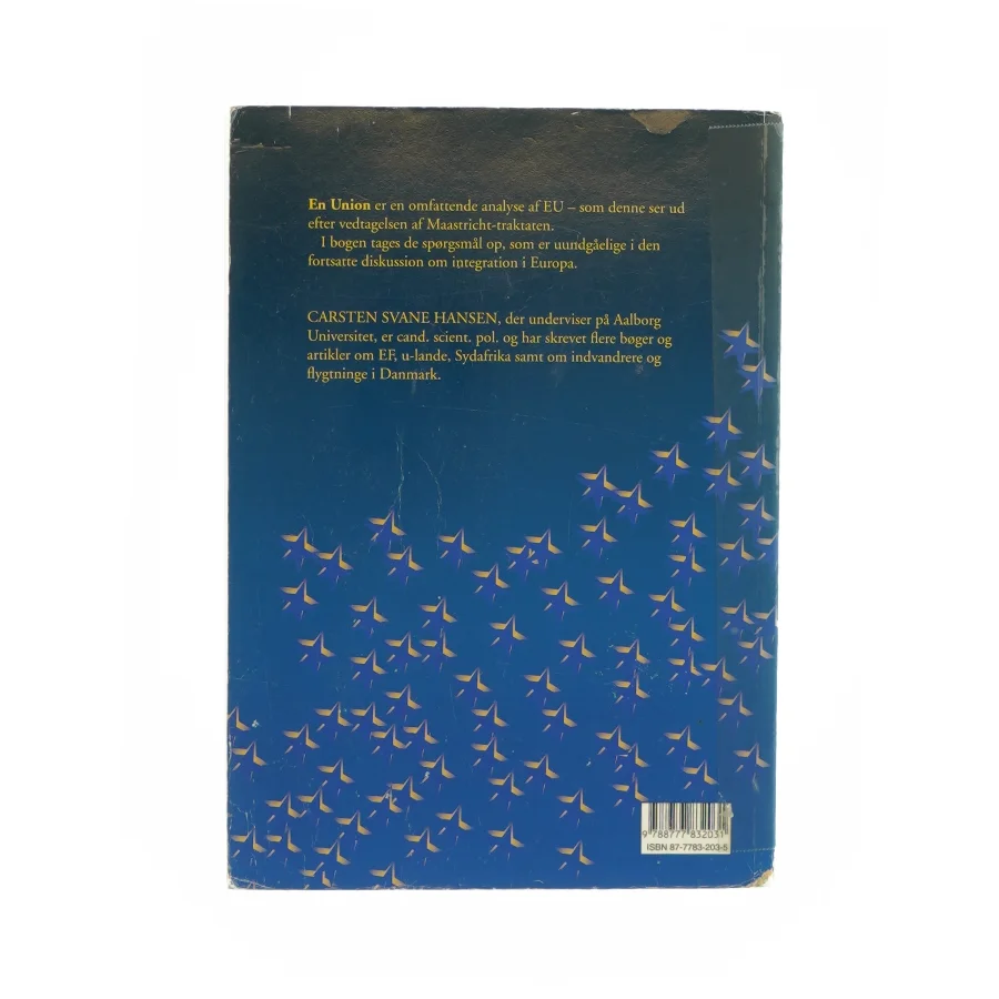 En union - Den europæiske union efter Maastricht af Carsten Svane Hansen (Bog)