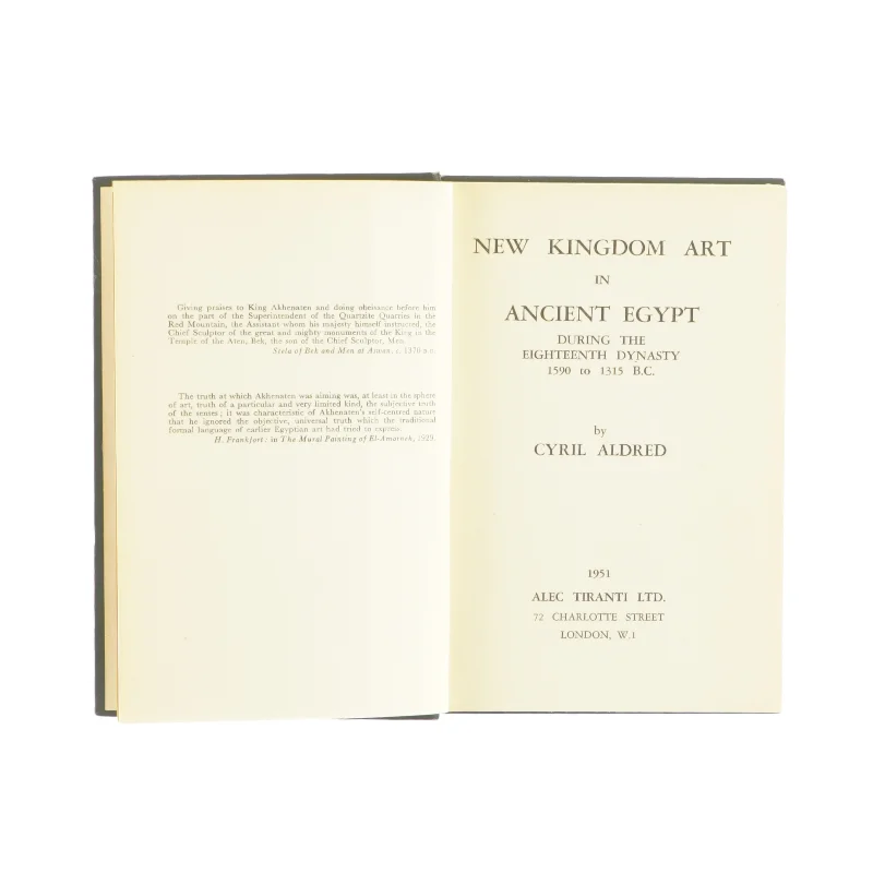 New kingdom art in ancient Egypt (bog)