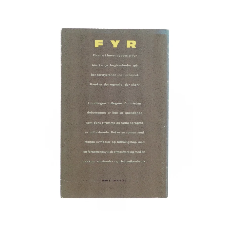 Fyr af Magnus Dahlström (bog)