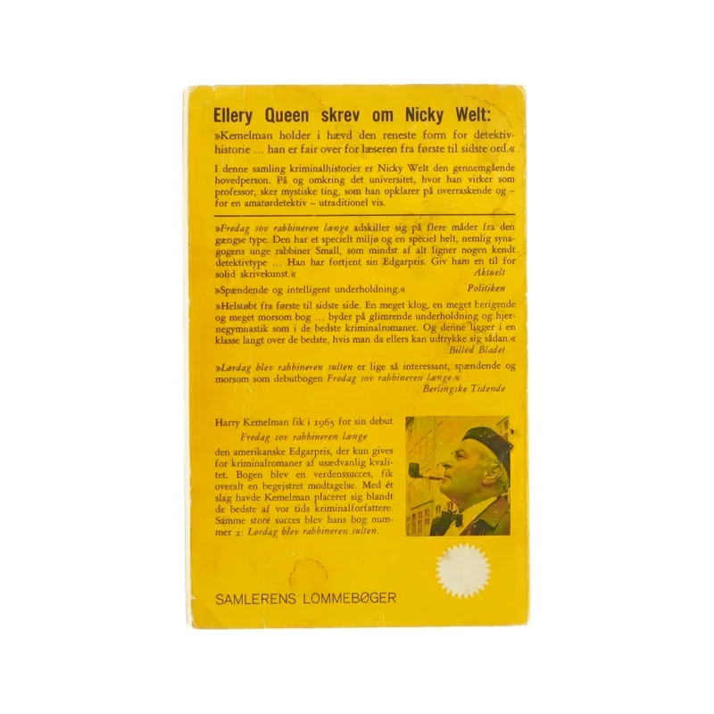 Nicky Welt af Harry Kemelman (bog)