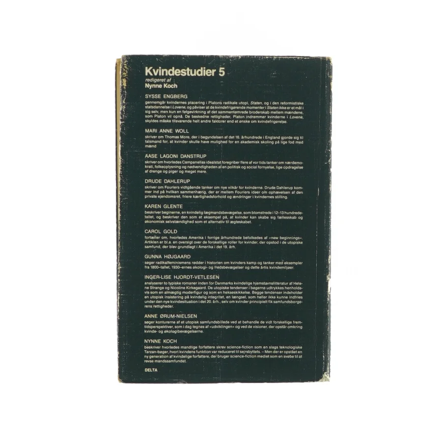 Kvindestudier 5, utopi og subkultur (bog)