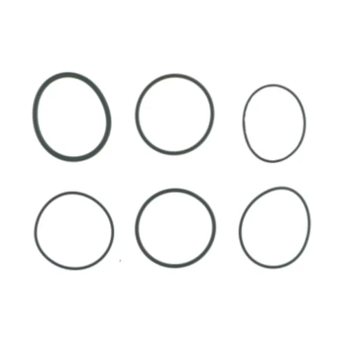 Sorte plastik armbånd (6 stk)