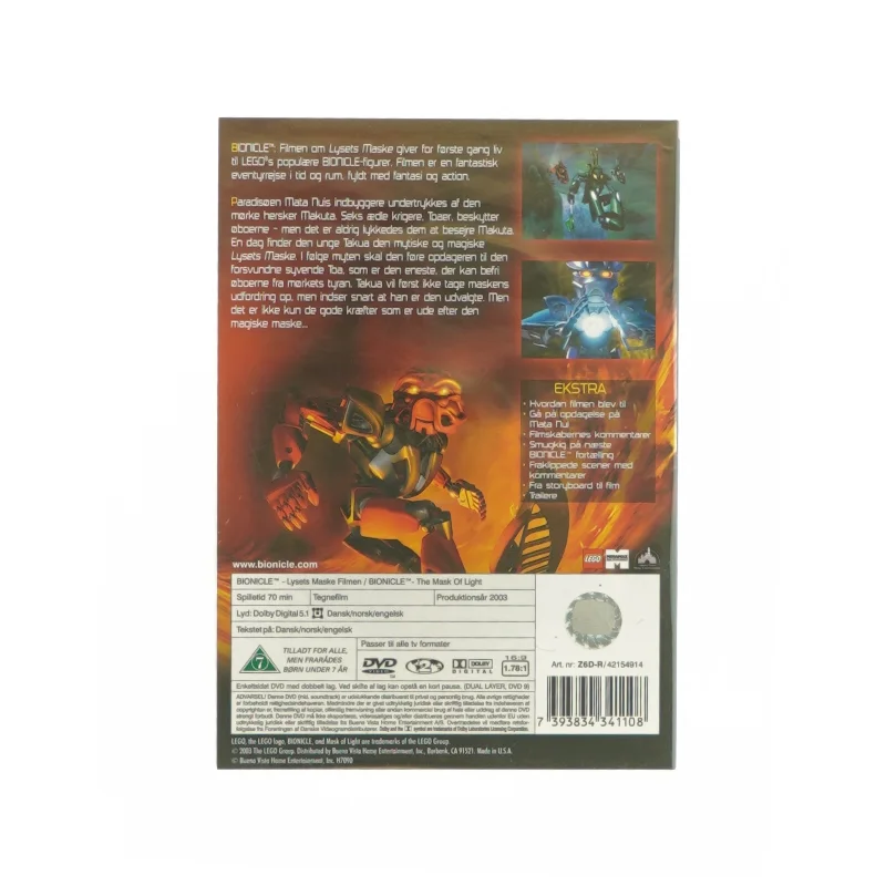 Bionicle - lysets maske filmen (DVD)
