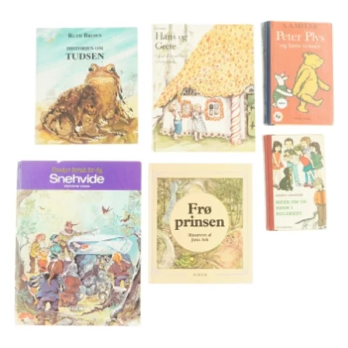 Blandede børnebøger (6 styks) (bog) fra Ukendt