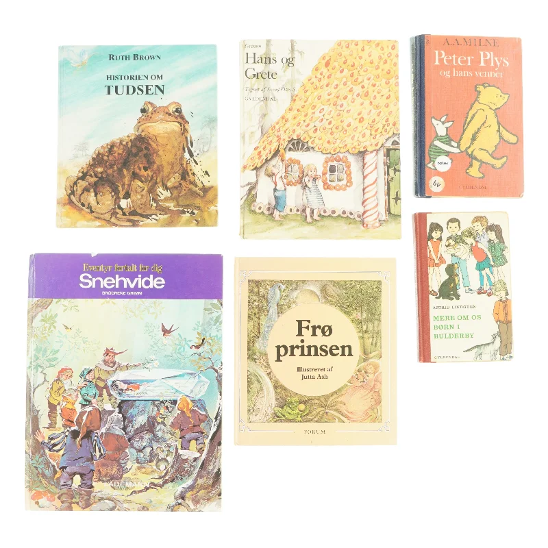 Blandede børnebøger (6 styks) (bog) fra Ukendt