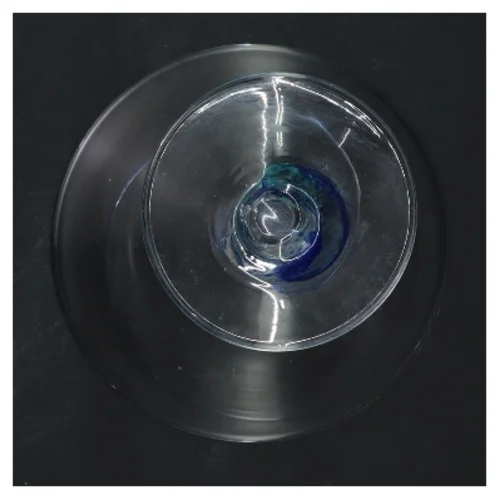 Cocktailglas med spiral (str. Ø 12,5 cm længde 16 cm)