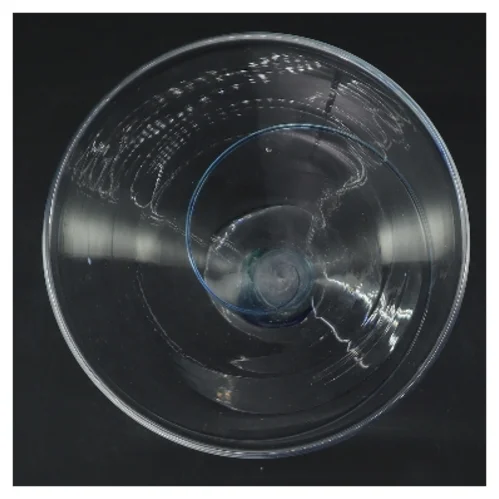 Cocktailglas med spiral (str. Ø 12,5 cm længde 16 cm)