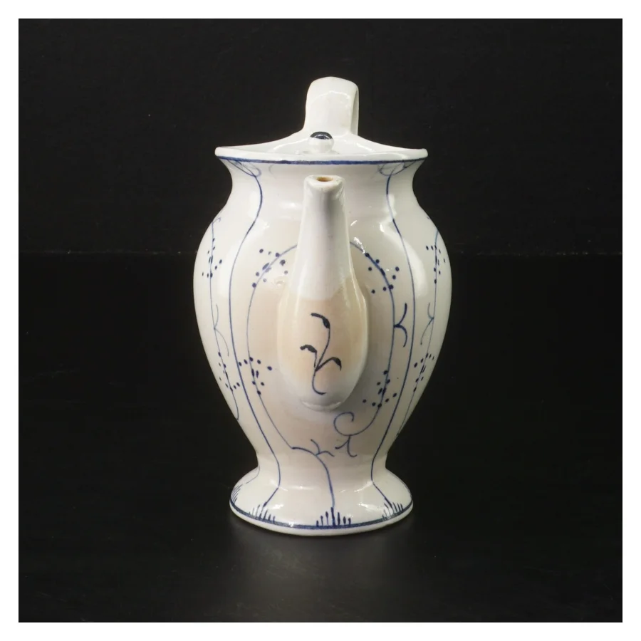 Porcelæns kaffekande med låg fra Villeroy & Boch (str. 11 cm)