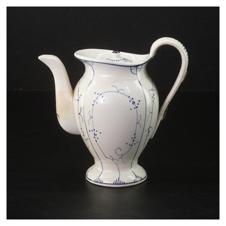 Porcelæns kaffekande med låg fra Villeroy & Boch (str. 11 cm)