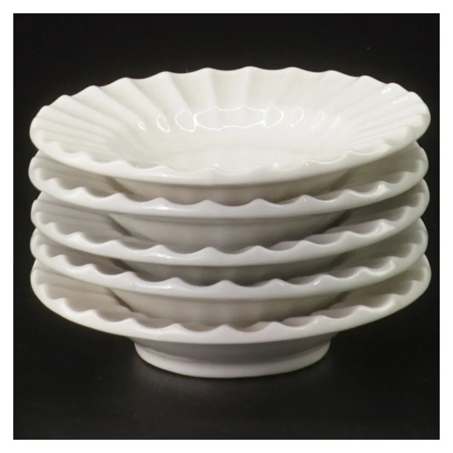 Lyngby Porcelæn assietter, 5 styk ( ø 8,5 cm)