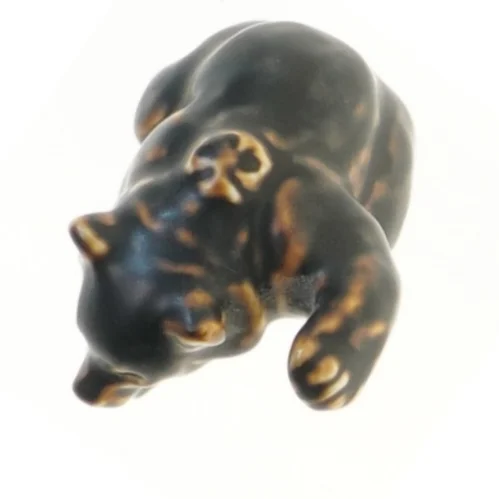 Dekorativ figur af bjørn af Knud Kyhnfra Royal Copenhagen (str. 9,5 cm)
