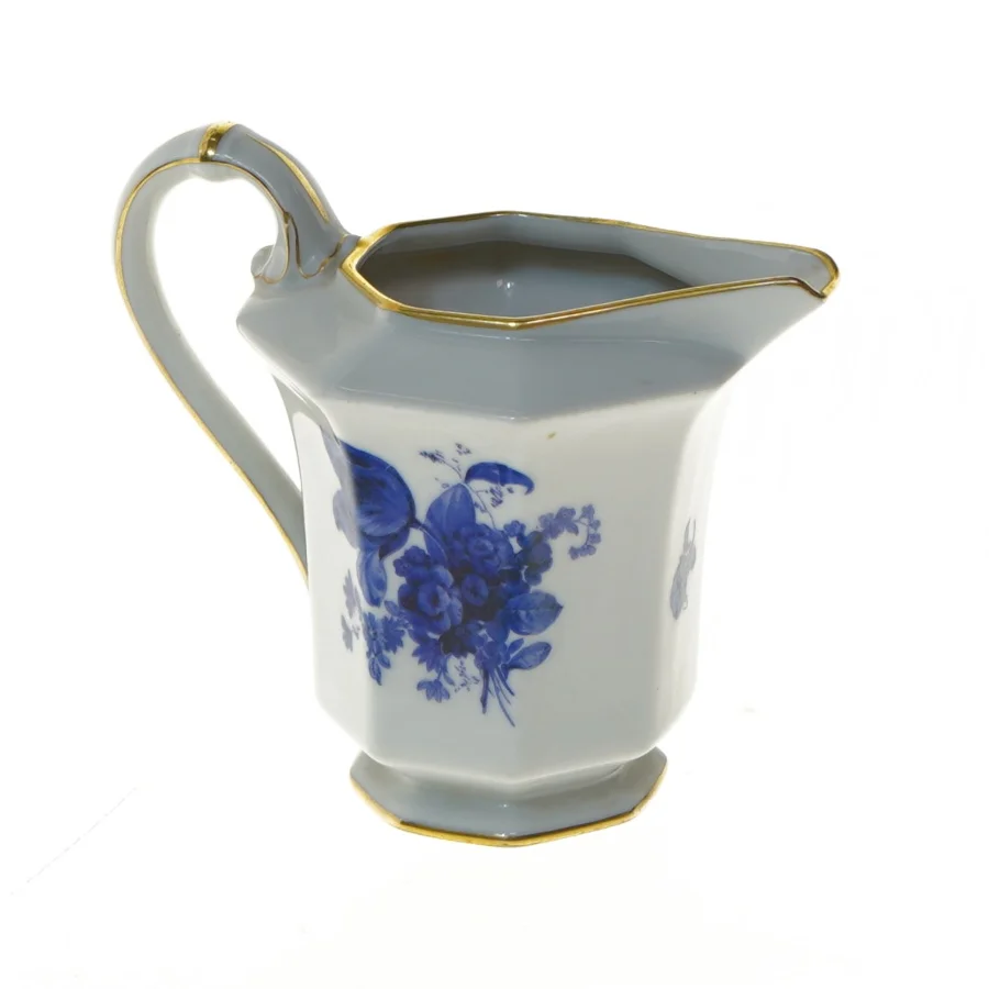 Porcelænskande med blomstermotiv (str. 9 cm)