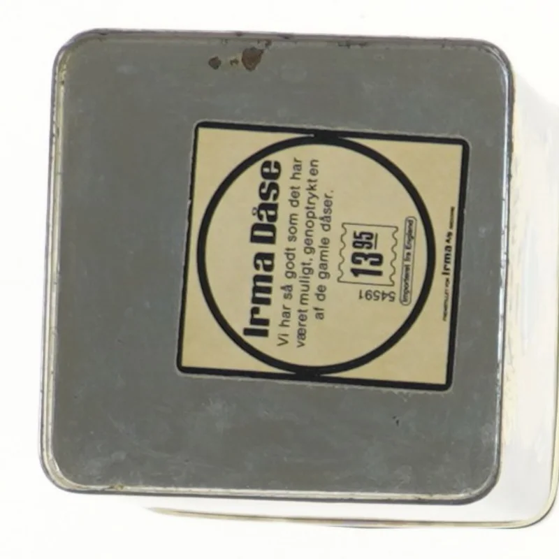 Retro opbevaringsdåse fra Irma (str. 10,5x9,3x9,3 cm)