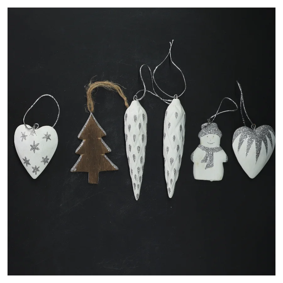 Juledekoration (str. 6,5-11,5 cm)