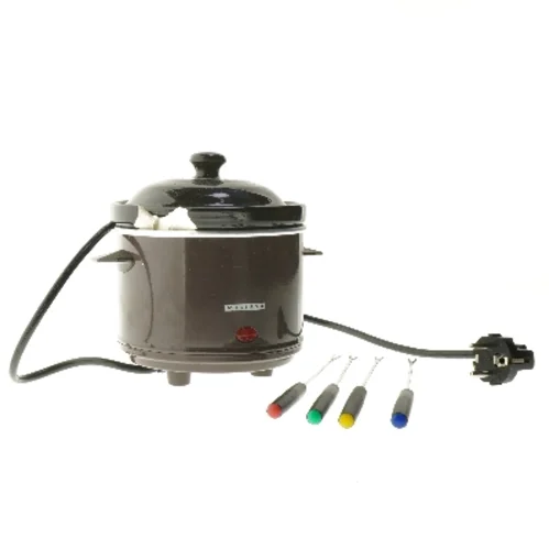 Elektrisk fonduegryde med gafler fra Melissa (str. Ø 14x13 cm)