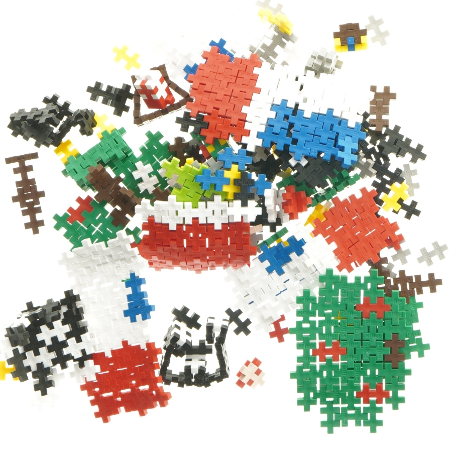 Plus-Plus byggesæt i boks fra Plus-Plus (str. 8x13x13 cm)