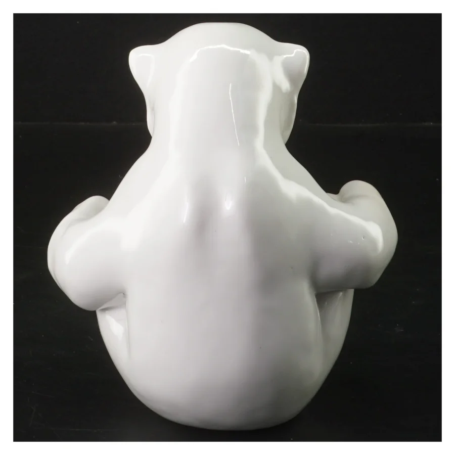 Porcelænsbjørn figur fra B&G (str. 14,5 cm)