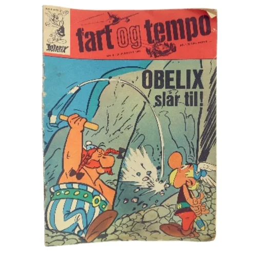 Fart og tempo: Obelix slår til! af René Goscinny (Bog)