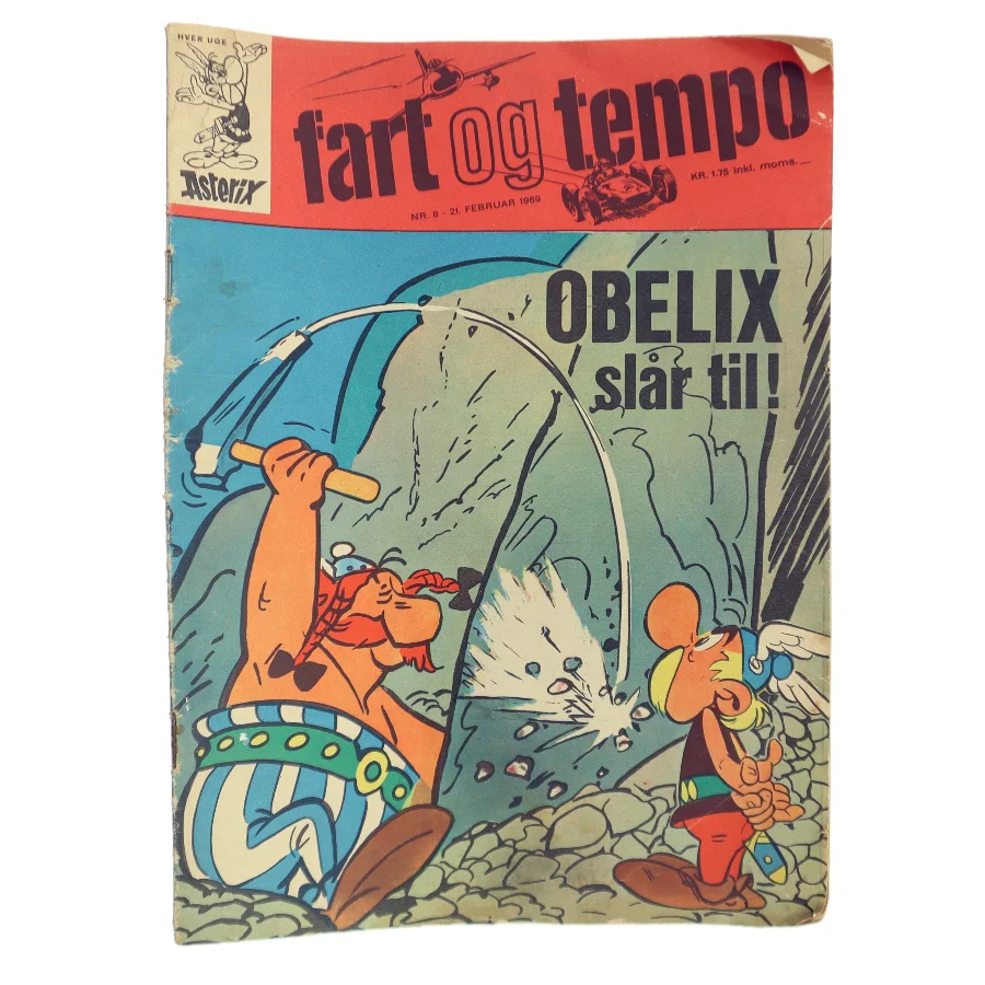 Fart og tempo: Obelix slår til! af René Goscinny (Bog)