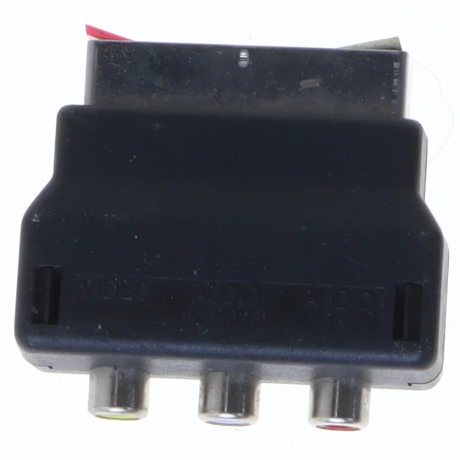 SCART til RCA adapter (str. 6x4,5 cm)