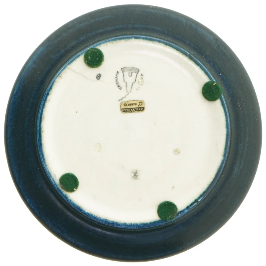 Keramisk tallerken fra Knabstrup (str. Ø 18 cm)