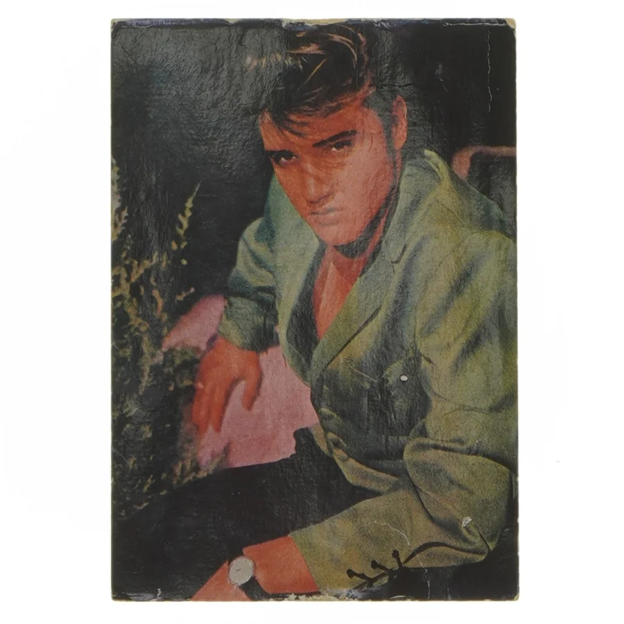 Vintage postkort af Elvis Presley fra Editions Piégeons (str. 10,5x15 cm)