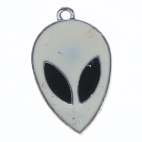 Vedhæng med Alien motiv (str. 3,5 cm)