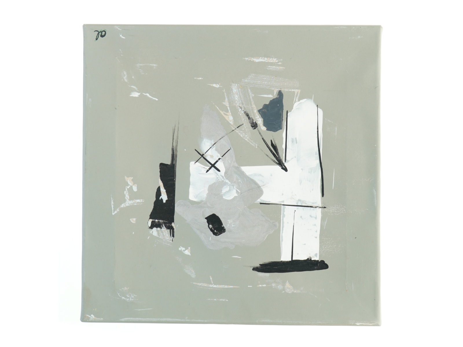 Abstrakt maleri (str. 30 x 30 cm)