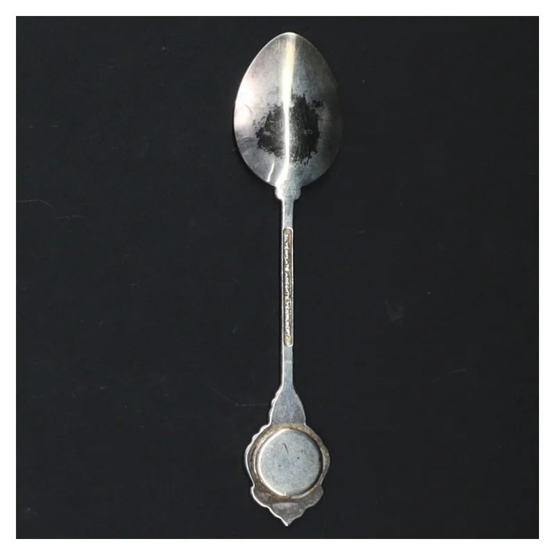 Sølvfarvet teske fra Silverplate Argente Verselbert (str. Længde. 11,5 cm)