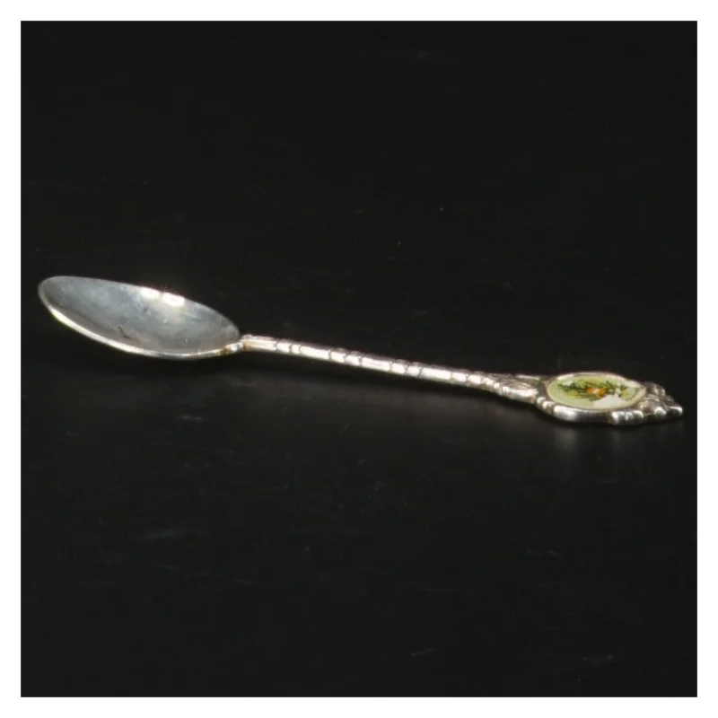 Sølvfarvet teske fra Silverplate Argente Verselbert (str. Længde. 11,5 cm)