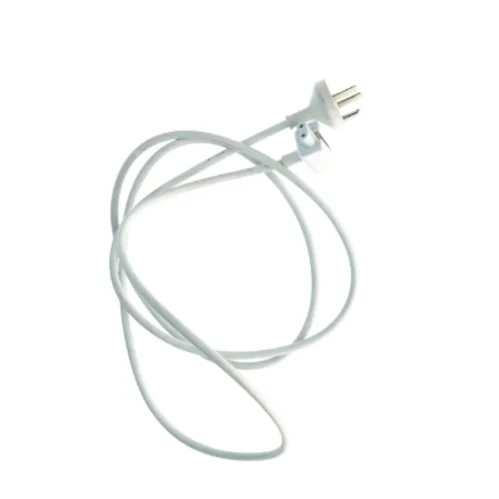 Hvid strømledning (str. 185 cm)