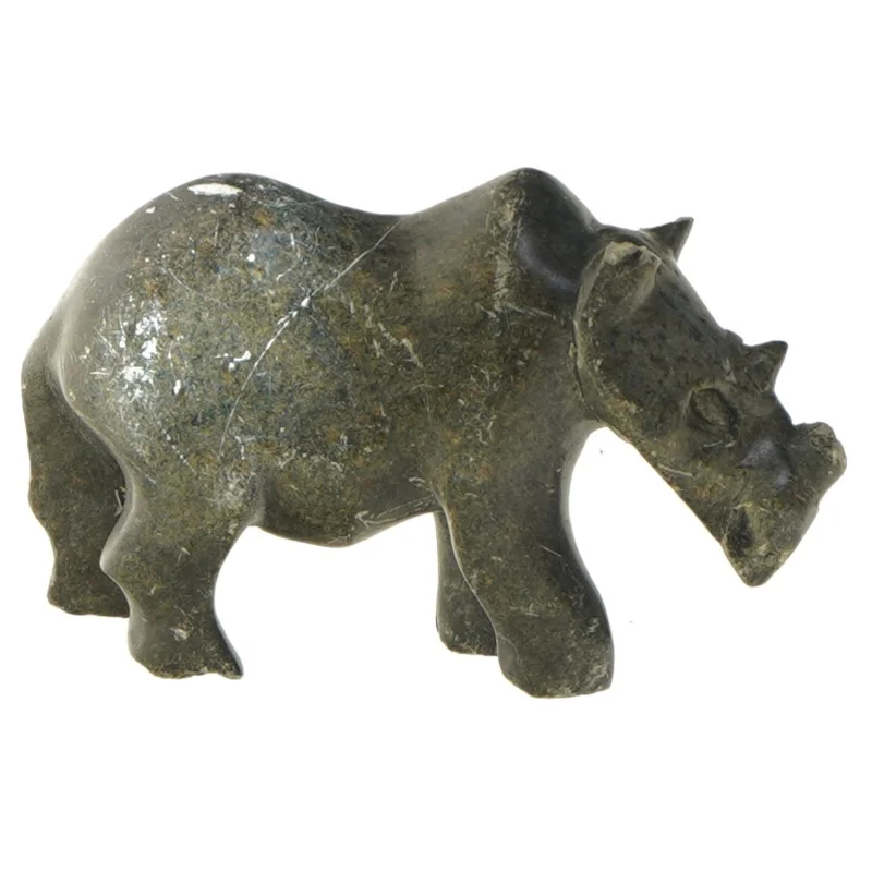 Skulptur af næsehorn (str. 8,5x14,5 cm)