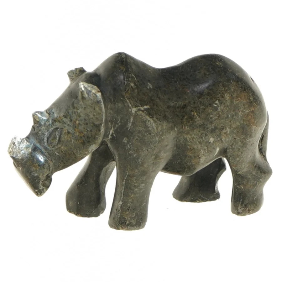 Skulptur af næsehorn (str. 8,5x14,5 cm)