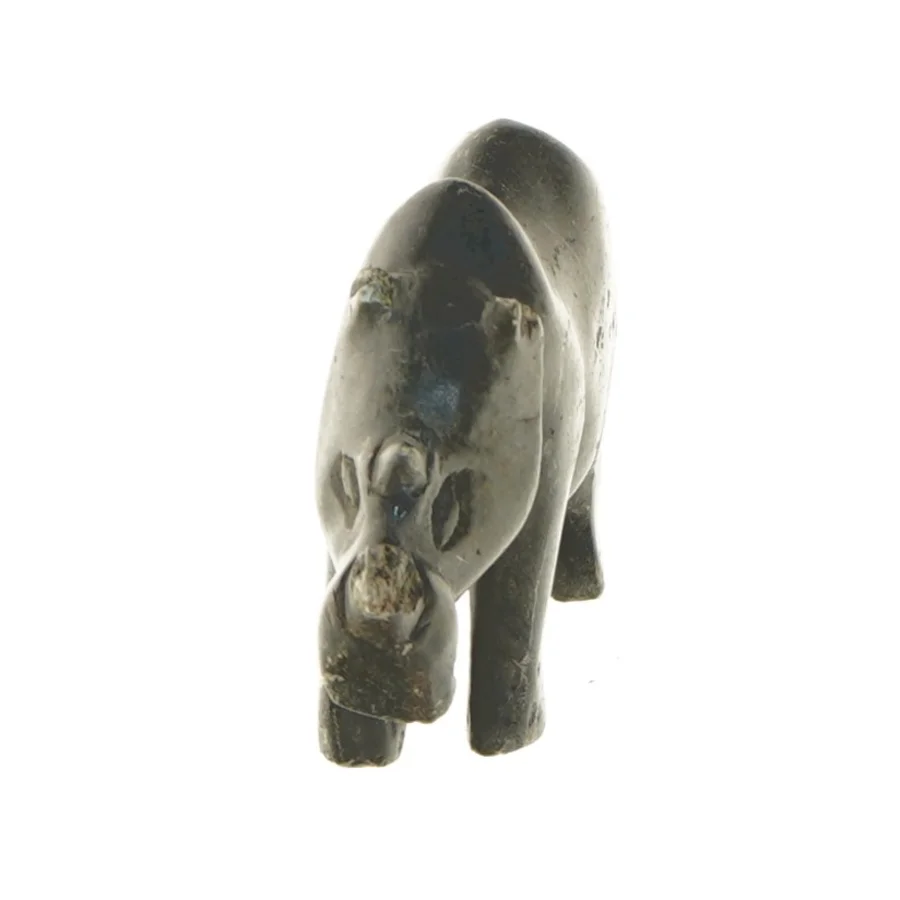 Skulptur af næsehorn (str. 8,5x14,5 cm)