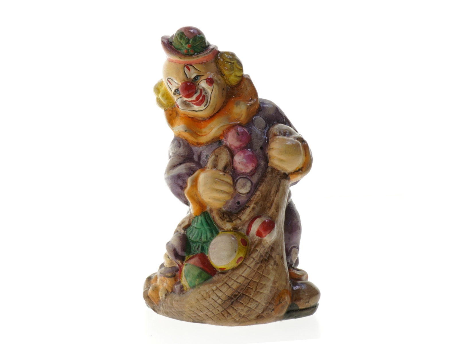 Keramisk klovnfigur (str. 18 cm)