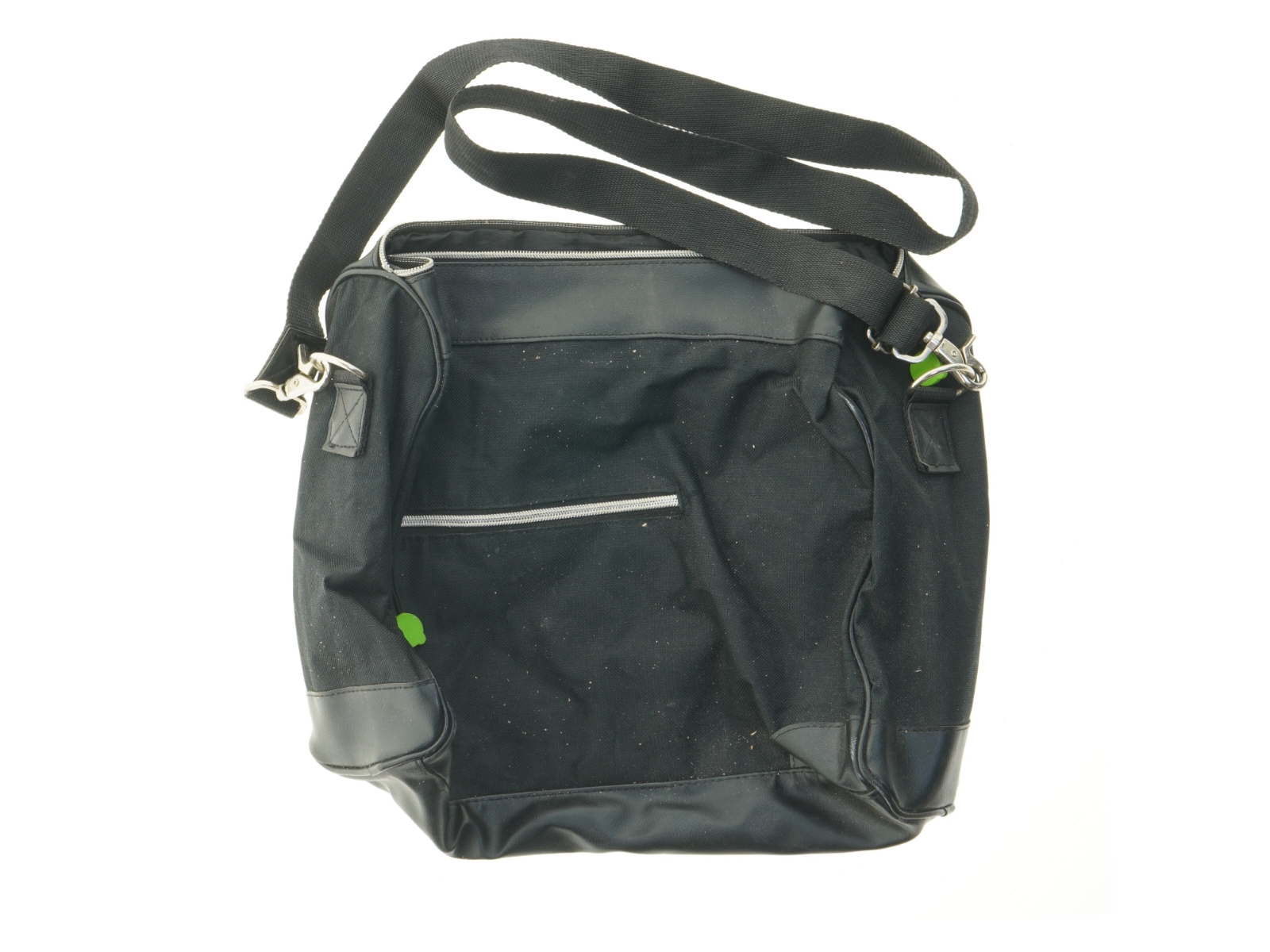 Sort skuldertaske (str. 39x36 cm)
