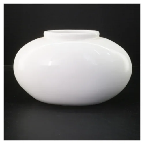 Hvid porcelænvase (str. 26 cm)