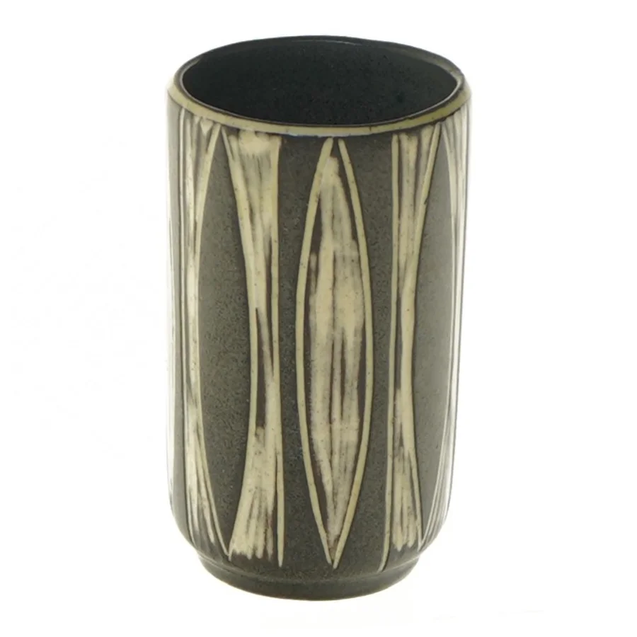 Ejvin johansen. Perfekt stand Keramisk vase fra Danmark (str. 9 cm)