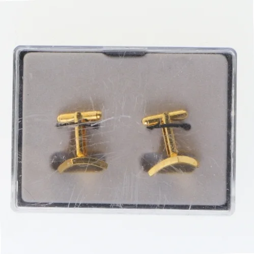 Guld manchetknapper (str. 2 cm)