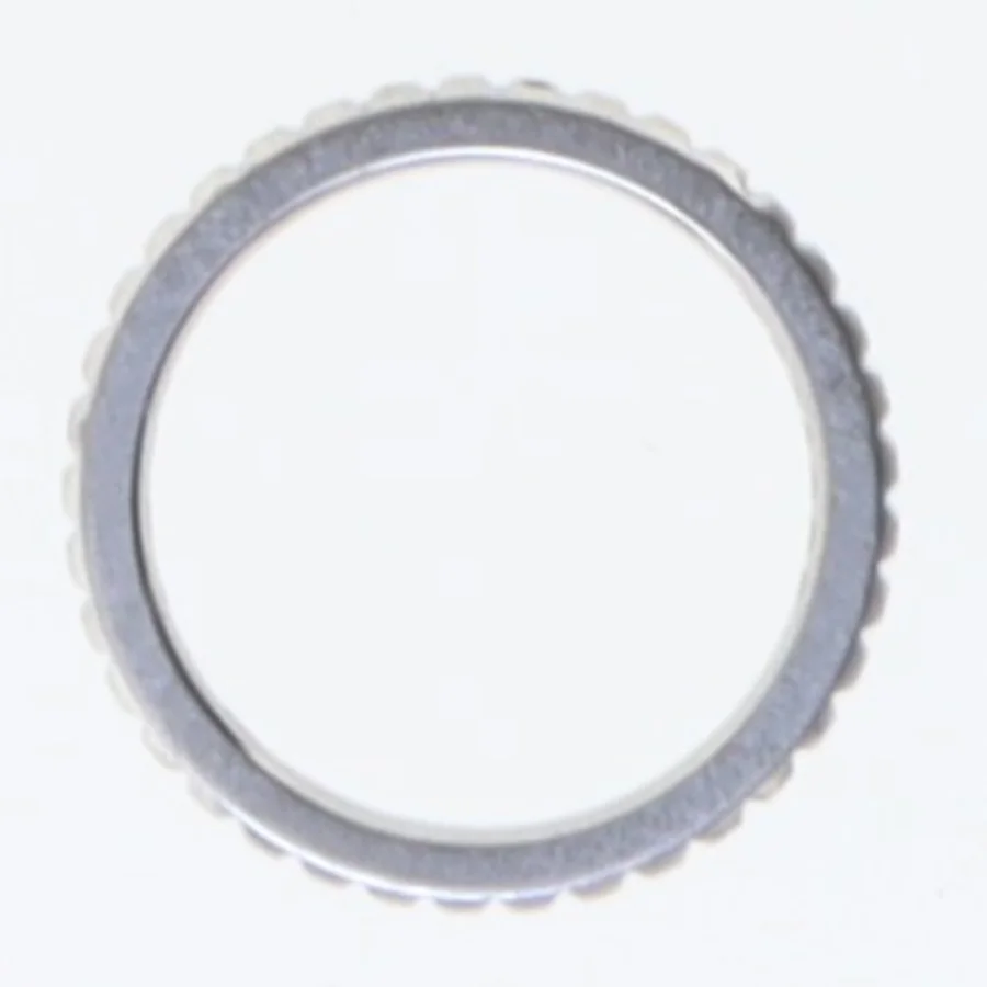 Sølv ring med mønster (str. 49 mm)